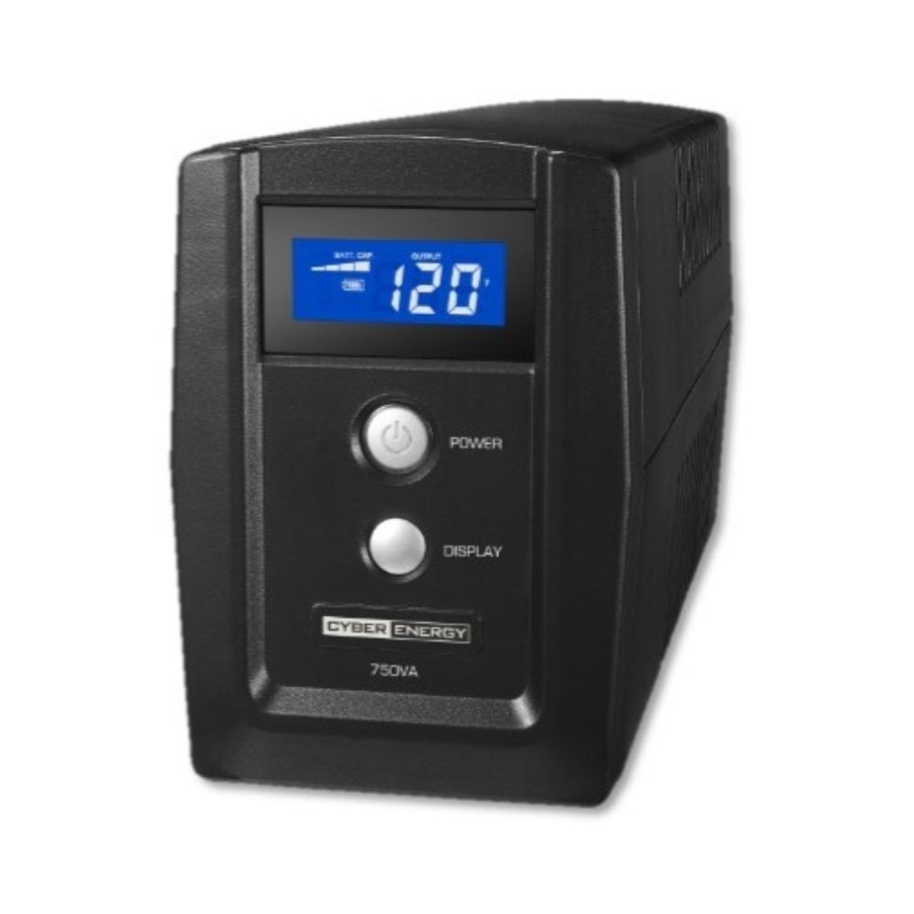 UPS-NO BREAK CYBERPOWER OM750ATLCD 750VA-300W LCD-AVR-6 CONT - Imagen 2
