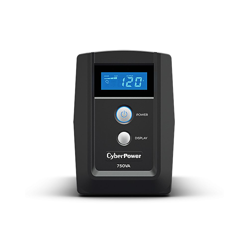 UPS-NO BREAK CYBERPOWER OM750ATLCD 750VA-300W LCD-AVR-6 CONT - Imagen 3