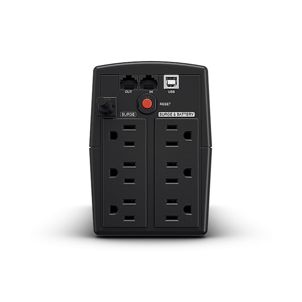 UPS-NO BREAK CYBERPOWER OM750ATLCD 750VA-300W LCD-AVR-6 CONT - Imagen 4