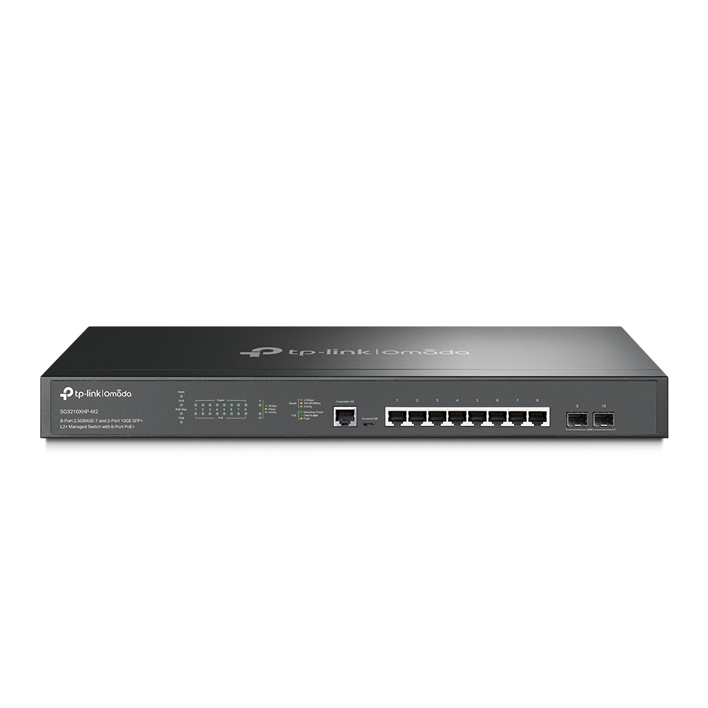 SWITCH L2+ ADMIN TP-LINK 8 PTOS PoE+ /SG3210XHP-M2 (TL-SG3210XHP-M2)