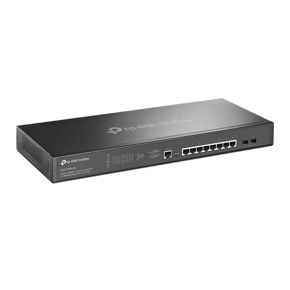 SWITCH L2+ ADMIN TP-LINK 8 PTOS PoE+ /SG3210XHP-M2 (TL-SG3210XHP-M2) - Imagen 3