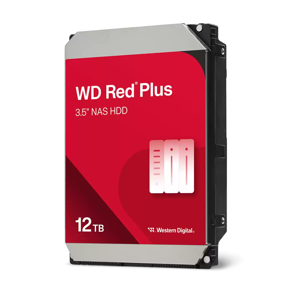DISCO DURO INTERNO WD RED PLUS 12TB 3.5 NAS 7200RPM (WD120EFGX)
