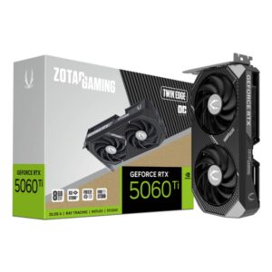 TARJETA DE VIDEO ZOTAC GAMING GEFORCE RTX5060TI TWIN EDGE OC 8GB GDDR7 128BIT
