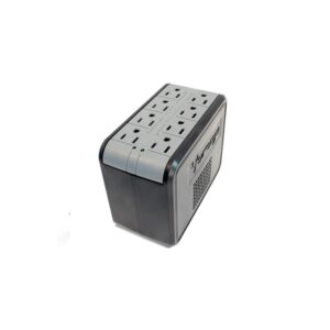 REGULADOR VORAGO 1000VA 8 CONTACTOS C/SUPR. PICOS NEGRO/BLANCO AVR-100