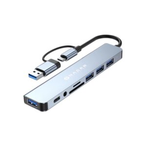 adaptador-naceb-na-0149-usb-c-a-8-en-1-usb-3-0-3usb-2-0-usb-c-sd-tf-aux