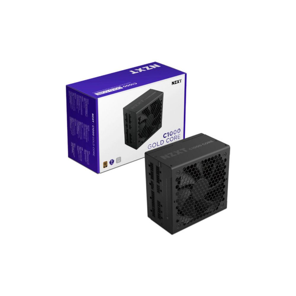 FUENTE DE PODER NZXT (PA-0G3BB-US) C1000, 80 PLUS, GOLD, NEGRA - Imagen 2