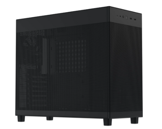 GABINETE ASUS (PRIME AP303 MESH BLACK) NEGRO, MEDIA TORRE MALLA S/FUENTE - Imagen 2