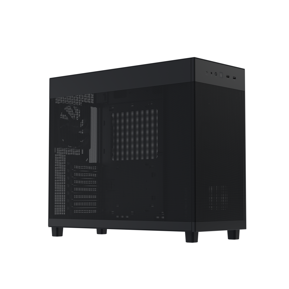 GABINETE ASUS (PRIME AP303 MESH BLACK) NEGRO, MEDIA TORRE MALLA S/FUENTE - Imagen 5