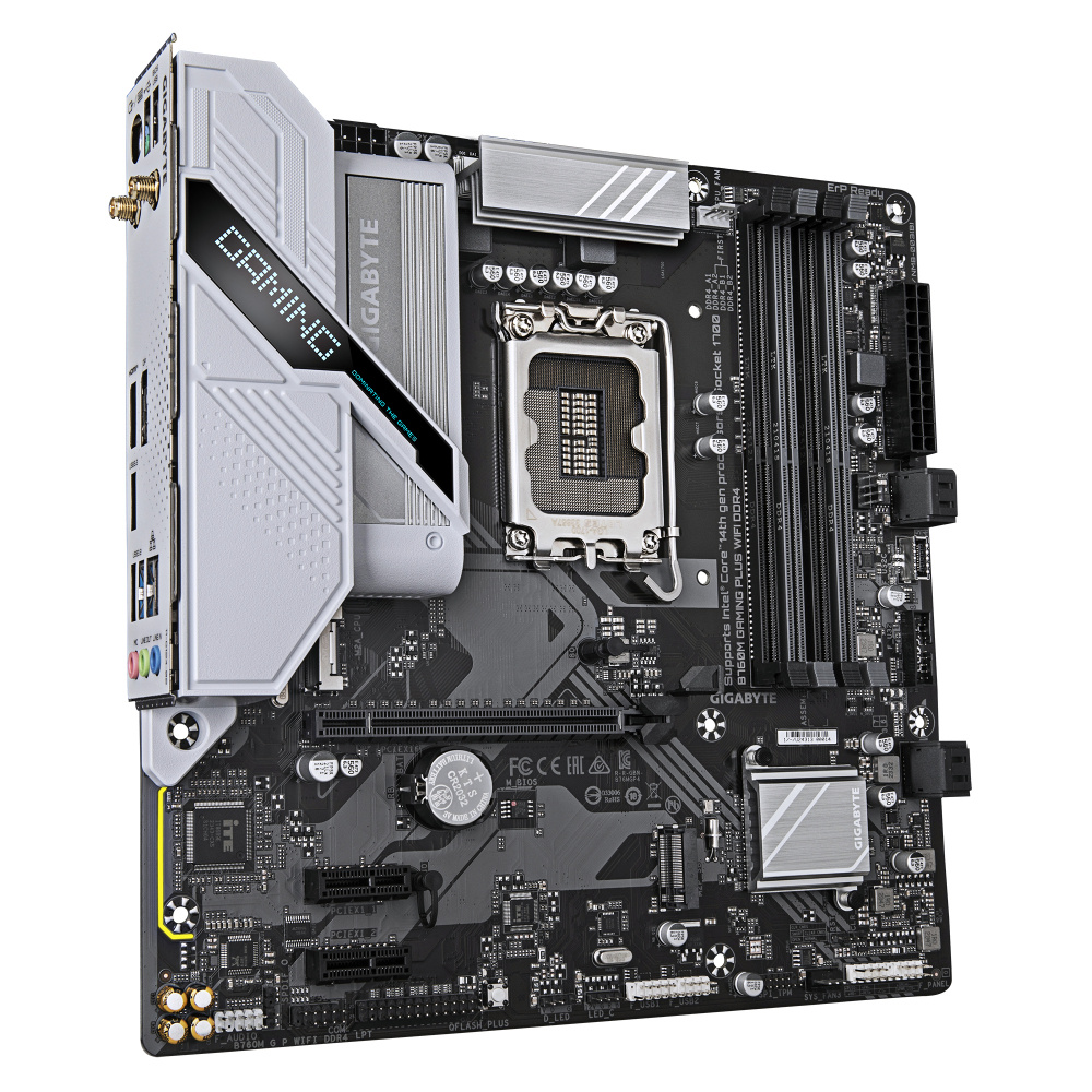 MOTHERBOARD GIGABYTE (B760M G P WIFI DDR4) SOCKET 1700 4*DDR4 3200MHZ HDMI DP WIFI MICRO ATX - Imagen 3