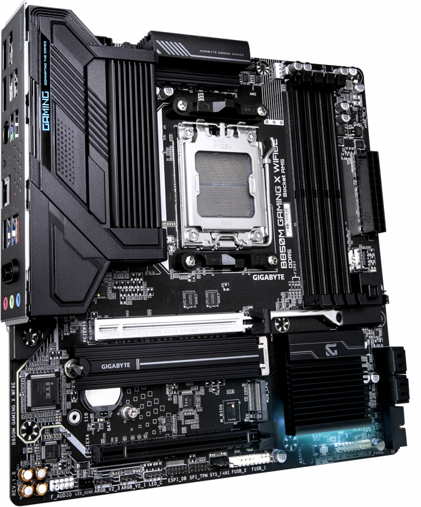 MOTHERBOARD GIGABYTE (B850M GAMING X WF6E) SOCKET AM5 4*DDR5 5200MHZ HDMI 2*DP WIFI BT ATX - Imagen 3