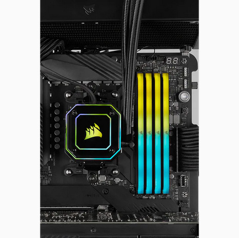 MEMORIA DIMM DDR4 CORSAIR (CMG32GX4M2E3200C16) 32GB 3200MHZ (2X16GB) VENGEANCE RGB RS, NEGRO, 1.35 - Imagen 4