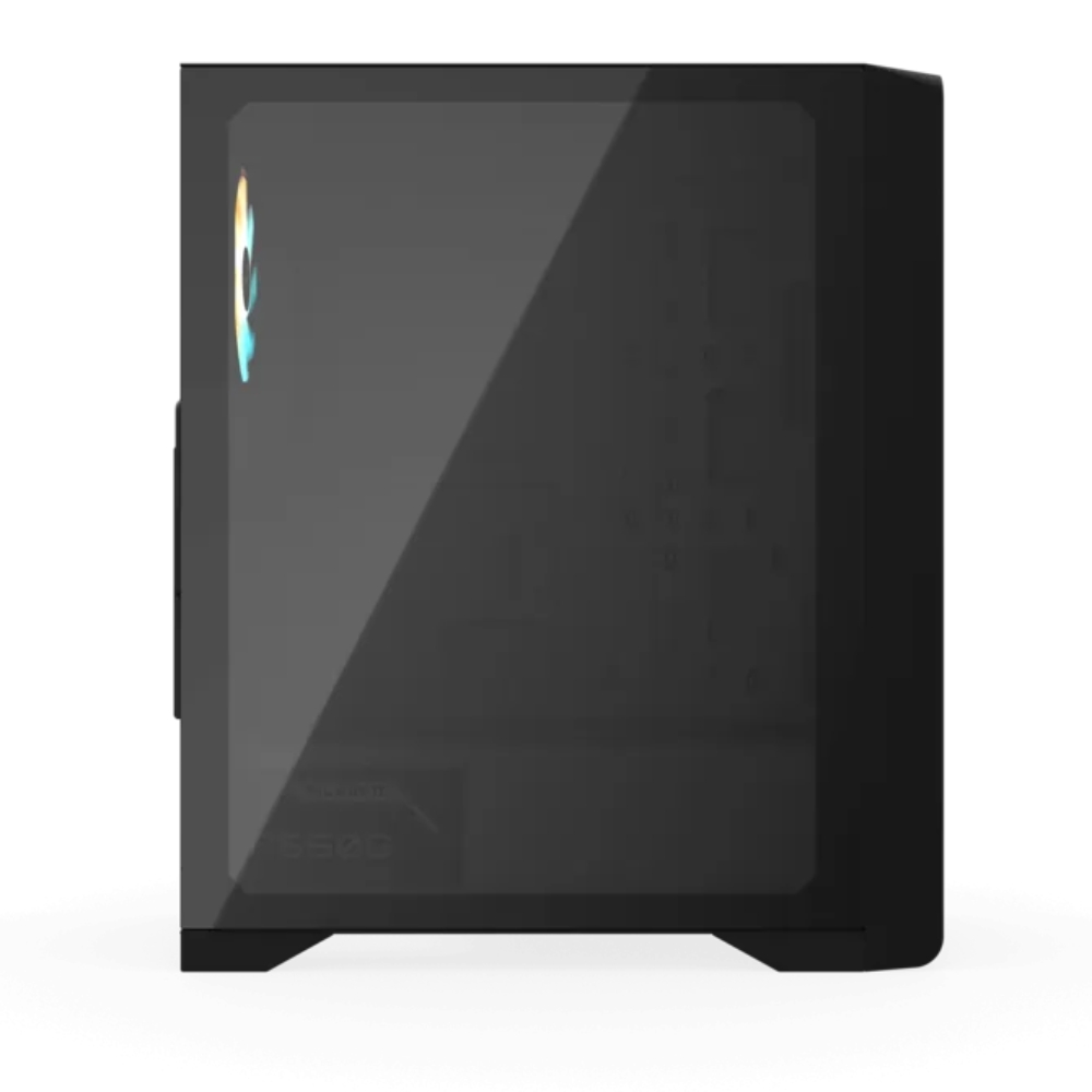 GABINETE GIGABYTE (GB-C103GP65G5) C103 MICRO ATX FUENTE 650W GOLD 1 FAN PANEL IZQ CRISTAL NEGRO - Imagen 5