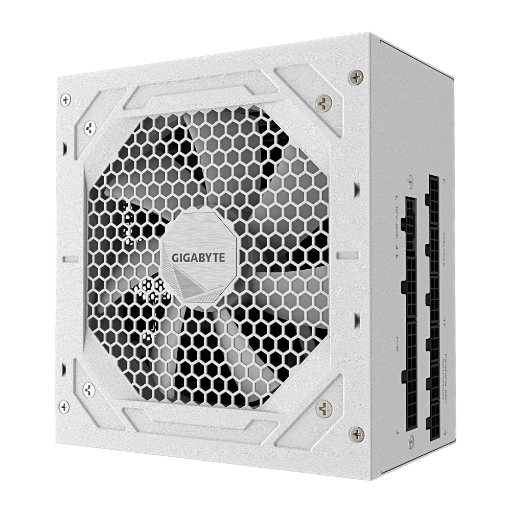 FUENTE DE PODER GIGABYTE (GP-UD1000GM PG5 ICE) 1000W MODULAR PCI-E GEN5 16 PINS 80 PLUS GOLD BLANCO - Imagen 2