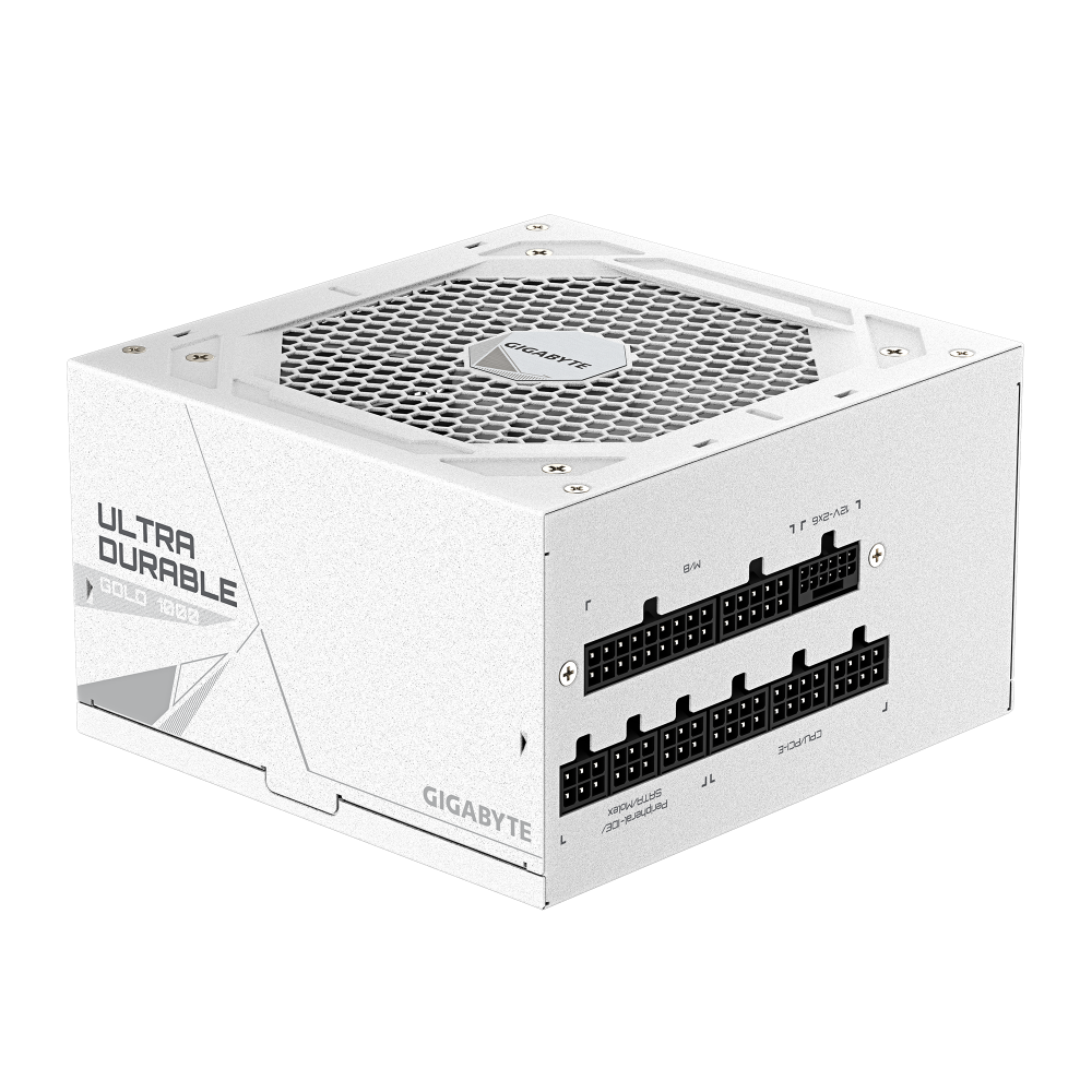 FUENTE DE PODER GIGABYTE (GP-UD1000GM PG5 ICE) 1000W MODULAR PCI-E GEN5 16 PINS 80 PLUS GOLD BLANCO - Imagen 4
