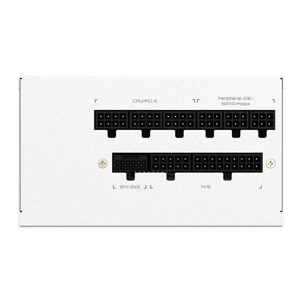 FUENTE DE PODER GIGABYTE (GP-UD1000GM PG5 ICE) 1000W MODULAR PCI-E GEN5 16 PINS 80 PLUS GOLD BLANCO - Imagen 7
