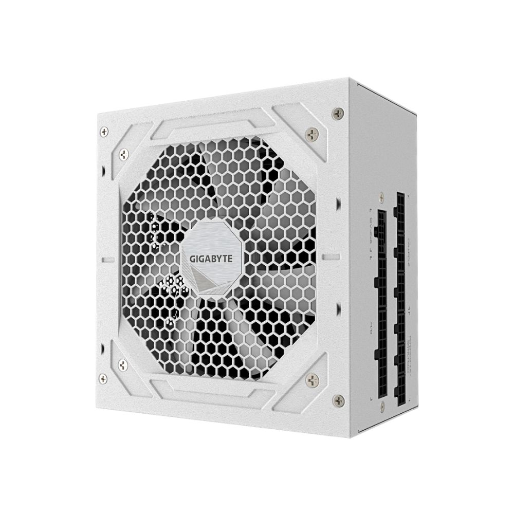 FUENTE DE PODER GIGABYTE (GP-UD750GM PG5 ICE) 750W MODULAR PCI-E GEN5 16PINS 80 PLUS GOLD BLANCO