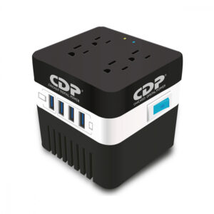 CDP RU-AVR604 600VA/300W AVR, 4 SALIDAS, 175 JULIOS, 4 PUERTOS USB, 120 VAC