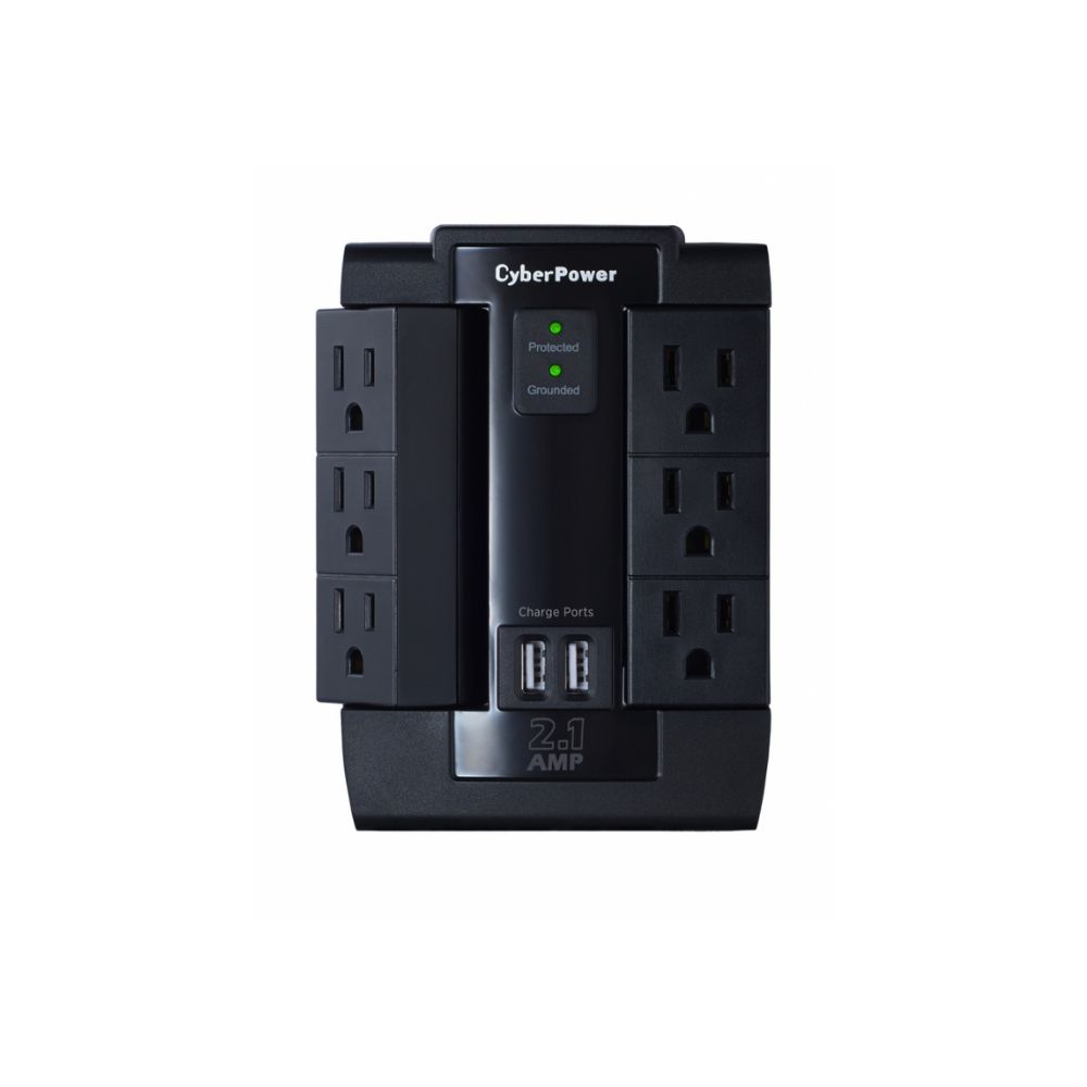 Supresor de Picos de Pared CyberPower P600WSURC1