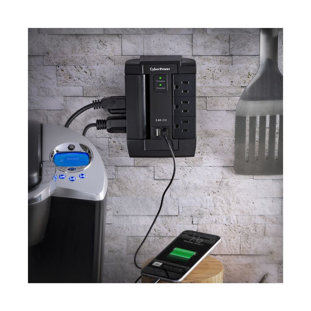 Supresor de Picos de Pared CyberPower P600WSURC1 - Imagen 5