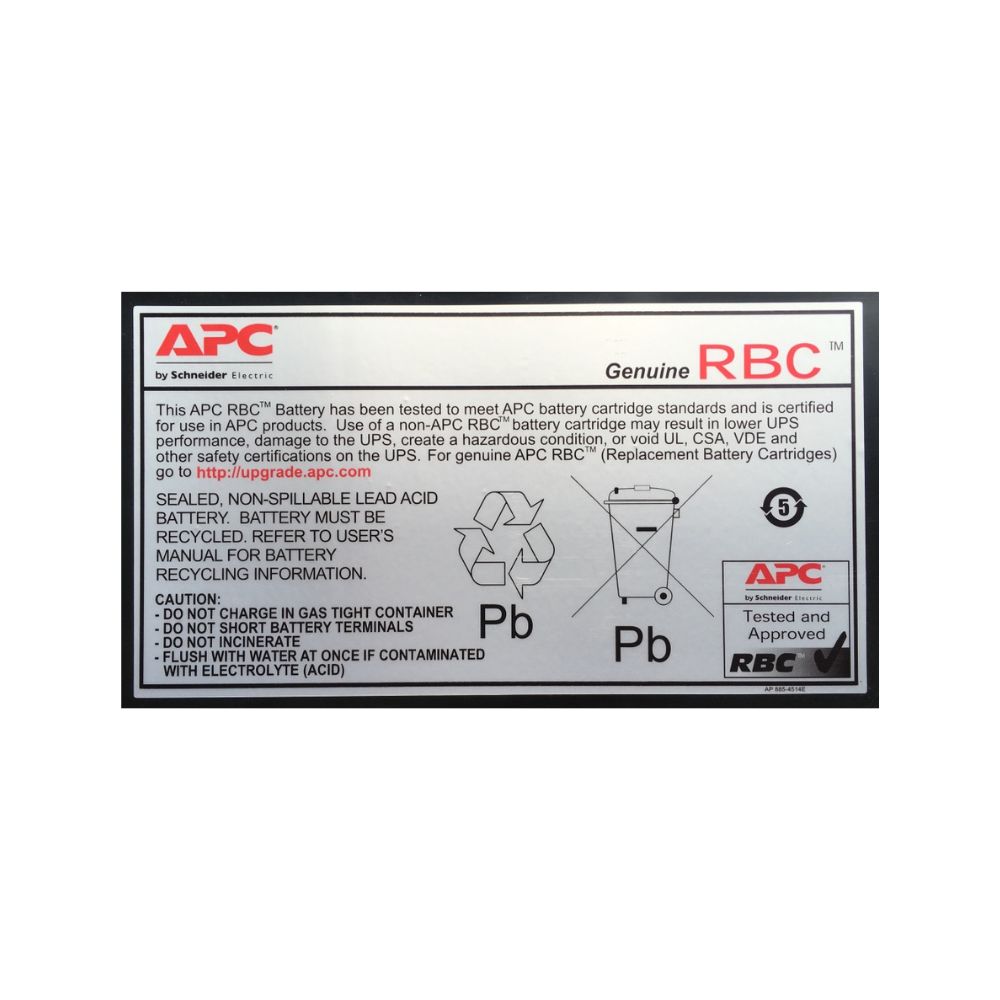Batería de Reemplazo APC RBC43 - Imagen 2