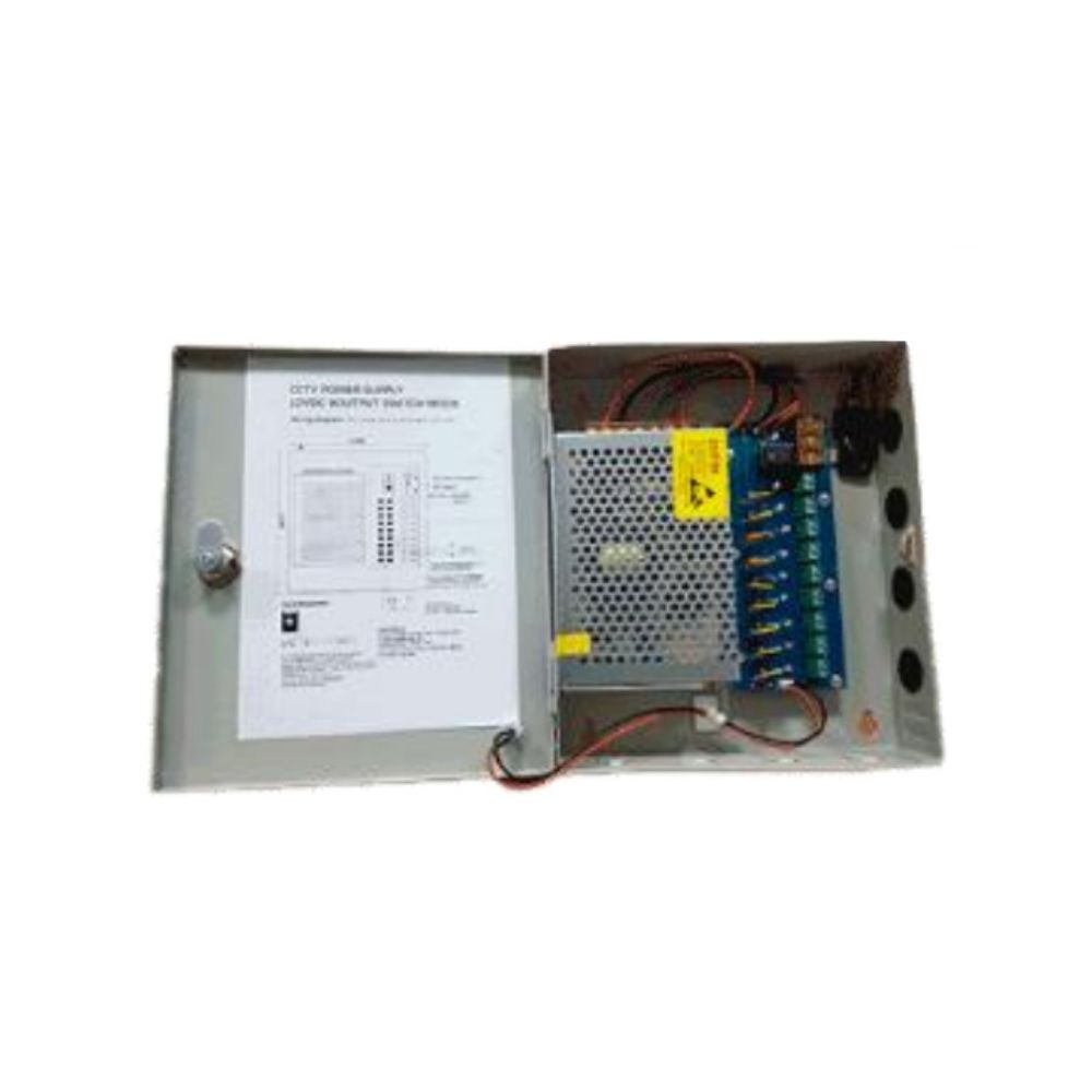 SAXXON SX10A9CH - Fuente de Poder Profesional 12 VCD / 10 Amperes / 9 Canales / 1.1 Amperes por Canal / Protección contra Sobrecargas / Led Indicador de Funcionamiento - Imagen 2