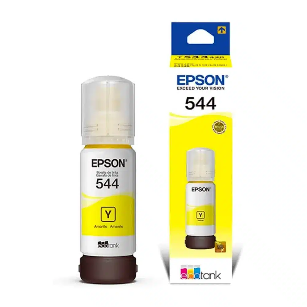 Botella de Tinta Epson EcoTank T544 Amarillo 70ml T544420-AL