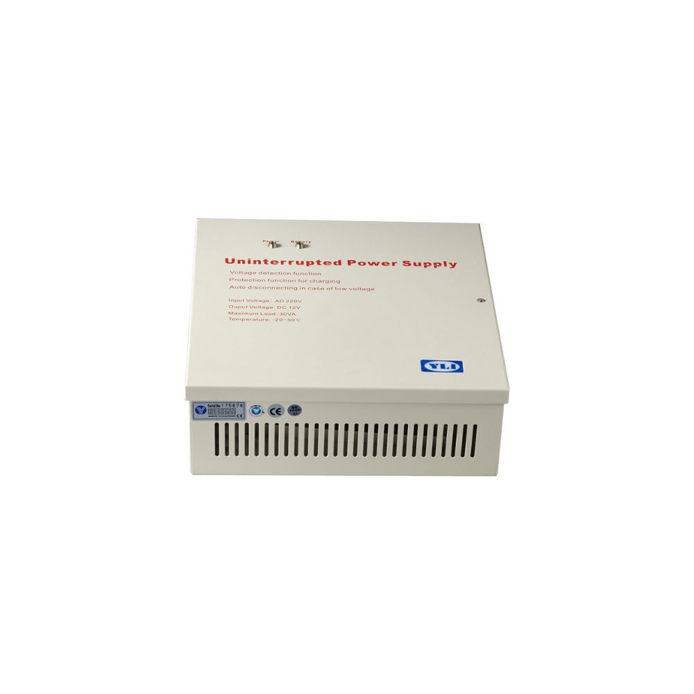 Fuente de Energía YLI YP902123 para Control de Acceso con Gabinete y Soporte para Batería de Respaldo - Imagen 2
