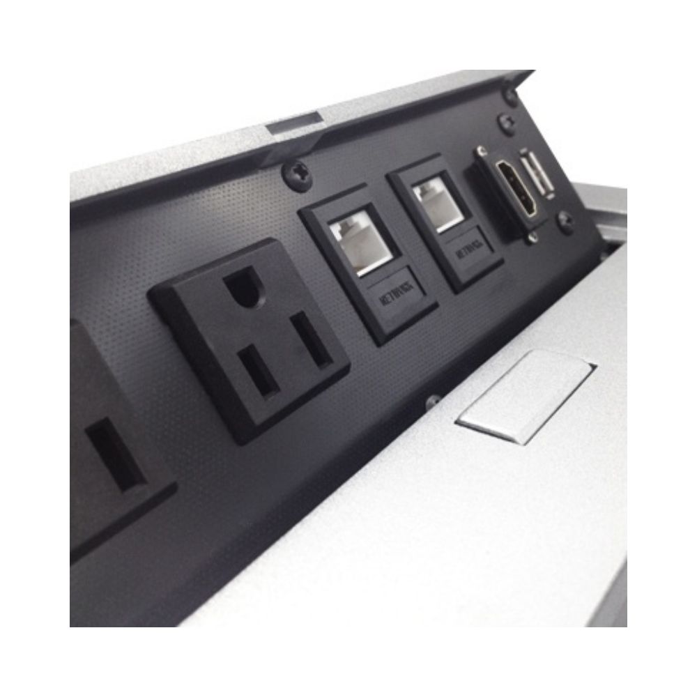 CAJA PARA MESA: HDMI, USB, RJ45 CAT6 BROBOTIX 171224 - Imagen 4