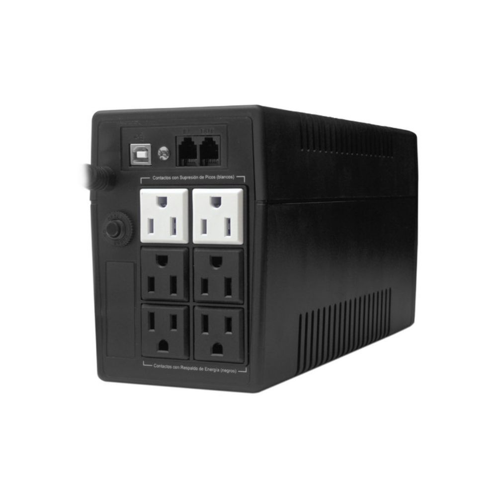NO BREAK UPS KOBLENZ 5516 USB R / 550 VA / 330 W / INTERACTIVO MONOFASICO 120 V / 4 NEMA 5-15 R RESPALDO Y 2 NEMA 5-15 R CON SUPRESION DE SOBRETENSION / GARANTIA 2 AÑOS INCLUYENDO BATERIA - Imagen 3