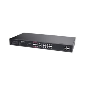 Switch PoE VIVOTEK AW-GEL-205A-260 Administrable Lite 20 Puertos GE 260W SFP PoE Extendido 250m NDAA