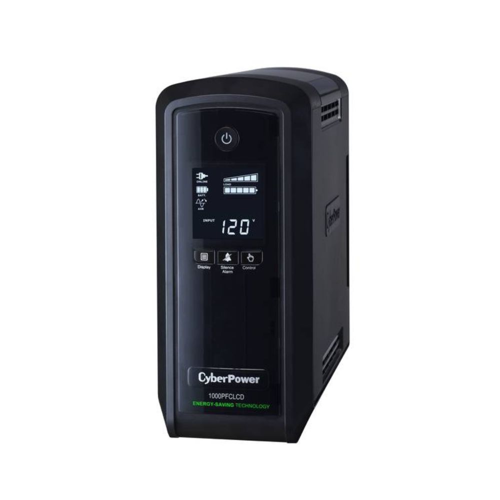 UPS/No Break CyberPower CP1000PFCLCD 1000VA 600W Onda Sinusoidal Pura PFC con LCD