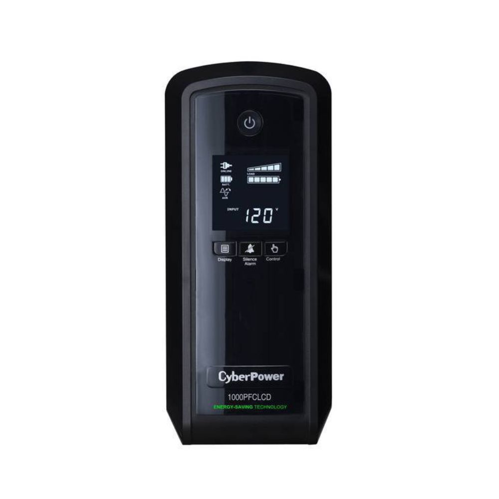 UPS/No Break CyberPower CP1000PFCLCD 1000VA 600W Onda Sinusoidal Pura PFC con LCD - Imagen 2