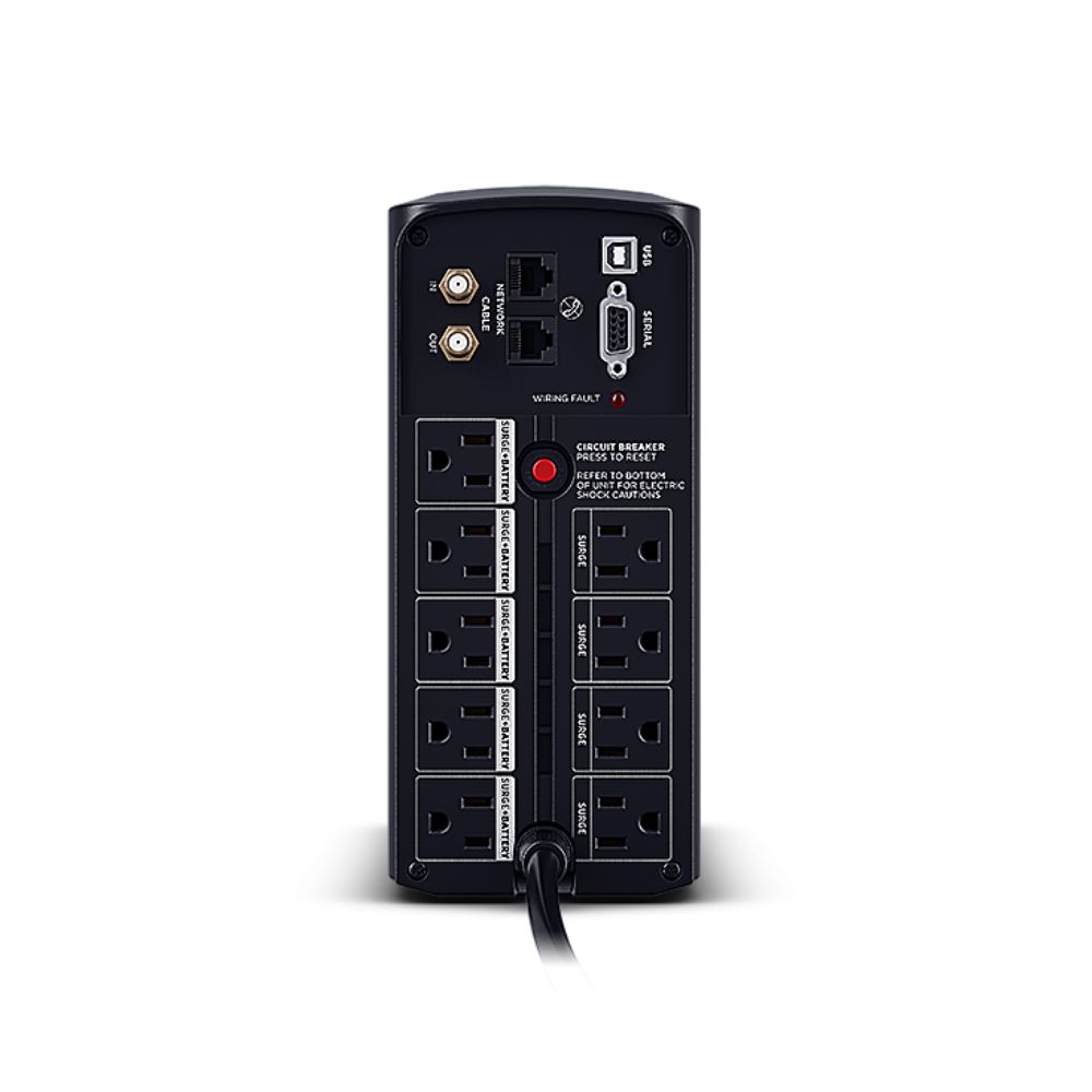No-Break CyberPower CP850AVRLCD 850VA / 510W Interactivo con Pantalla LCD y 9 Contactos - Imagen 4
