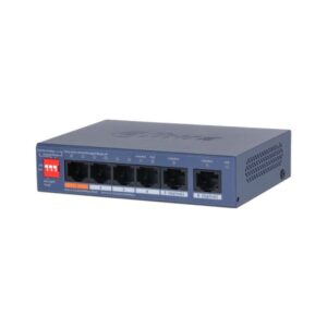 Switch PoE Dahua DH-CS4006-4ET2GT-60 Administrable 6 Puertos 4 PoE 60W DoLynk Care Hasta 250 Metros