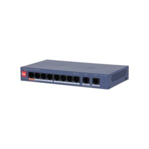 Switch PoE Dahua DH-CS4010-8ET2GT-60 10 Puertos 60W Uplink Gigabit DoLynk Care