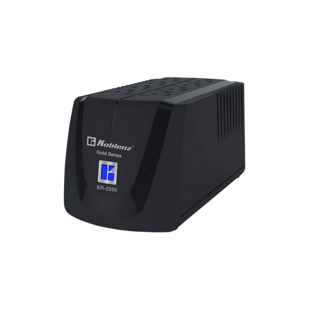 Regulador de Voltaje Koblenz ER-2250 2250VA / 1000W con 8 Contactos NEMA 5-15R