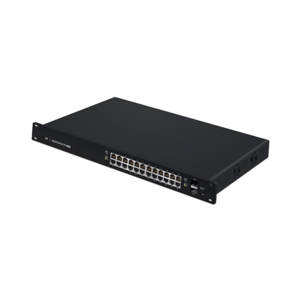 Switch Ubiquiti EdgeSwitch ES-24-250W Administrable Capa 2 24 Puertos Gigabit PoE 250W 2 SFP 52Gbps - Imagen 2