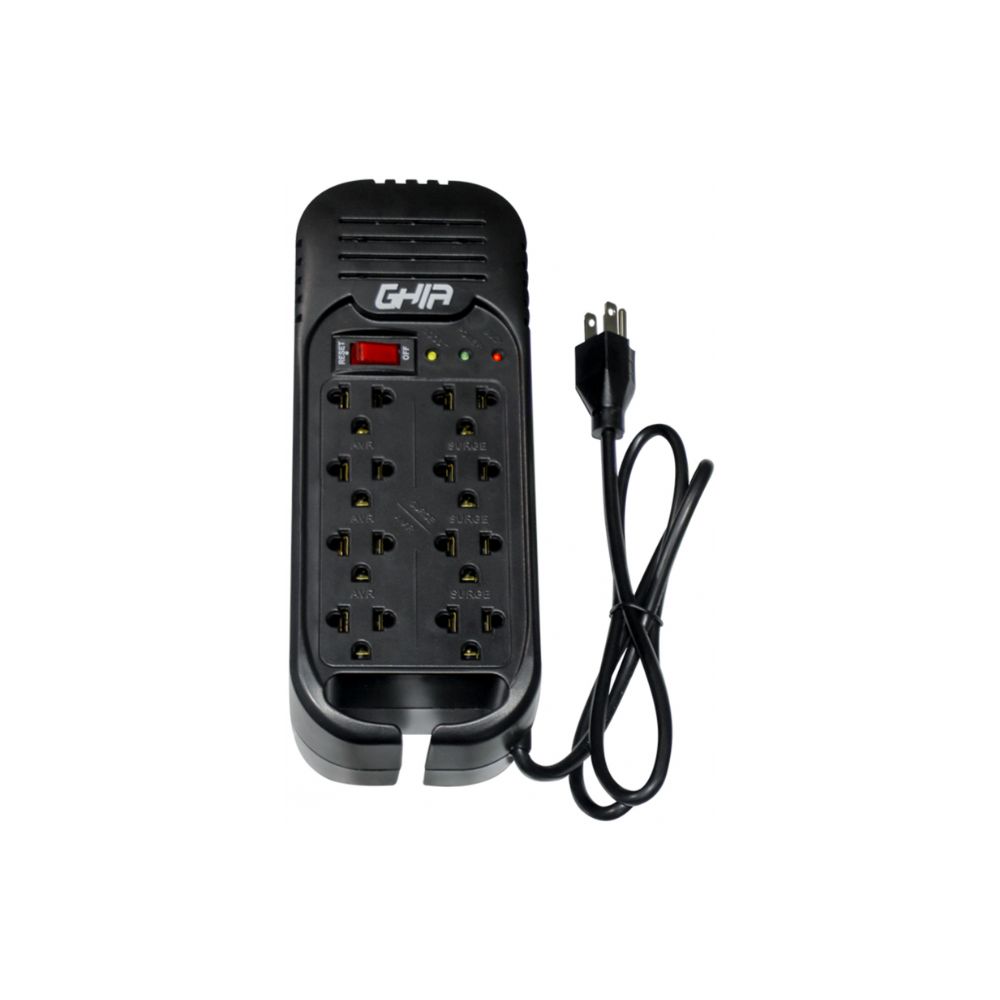REGULADOR DE VOLTAJE GHIA 1300VA / 600W 8 CONTACTOS. - Imagen 2