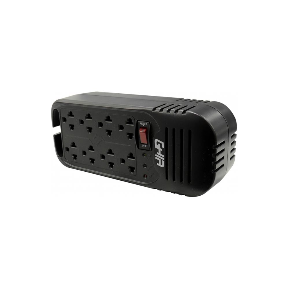 REGULADOR DE VOLTAJE GHIA 1300VA / 600W 8 CONTACTOS. - Imagen 3