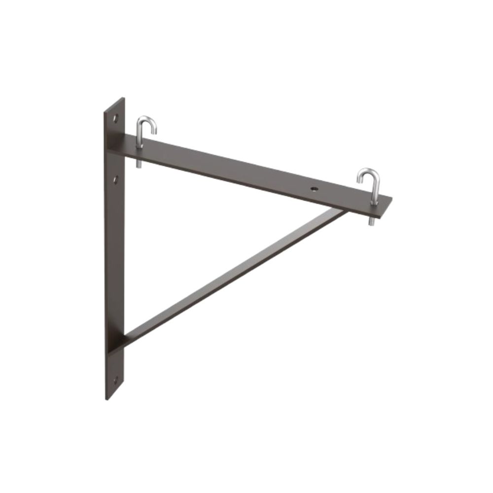 Kit de Soporte Triangular a Pared para Escalerillas de 6" y 12" de Acero Negro