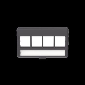 placa-de-mobiliario-modular-estandar-salidas-para-4-puertos-keystone-color-negro