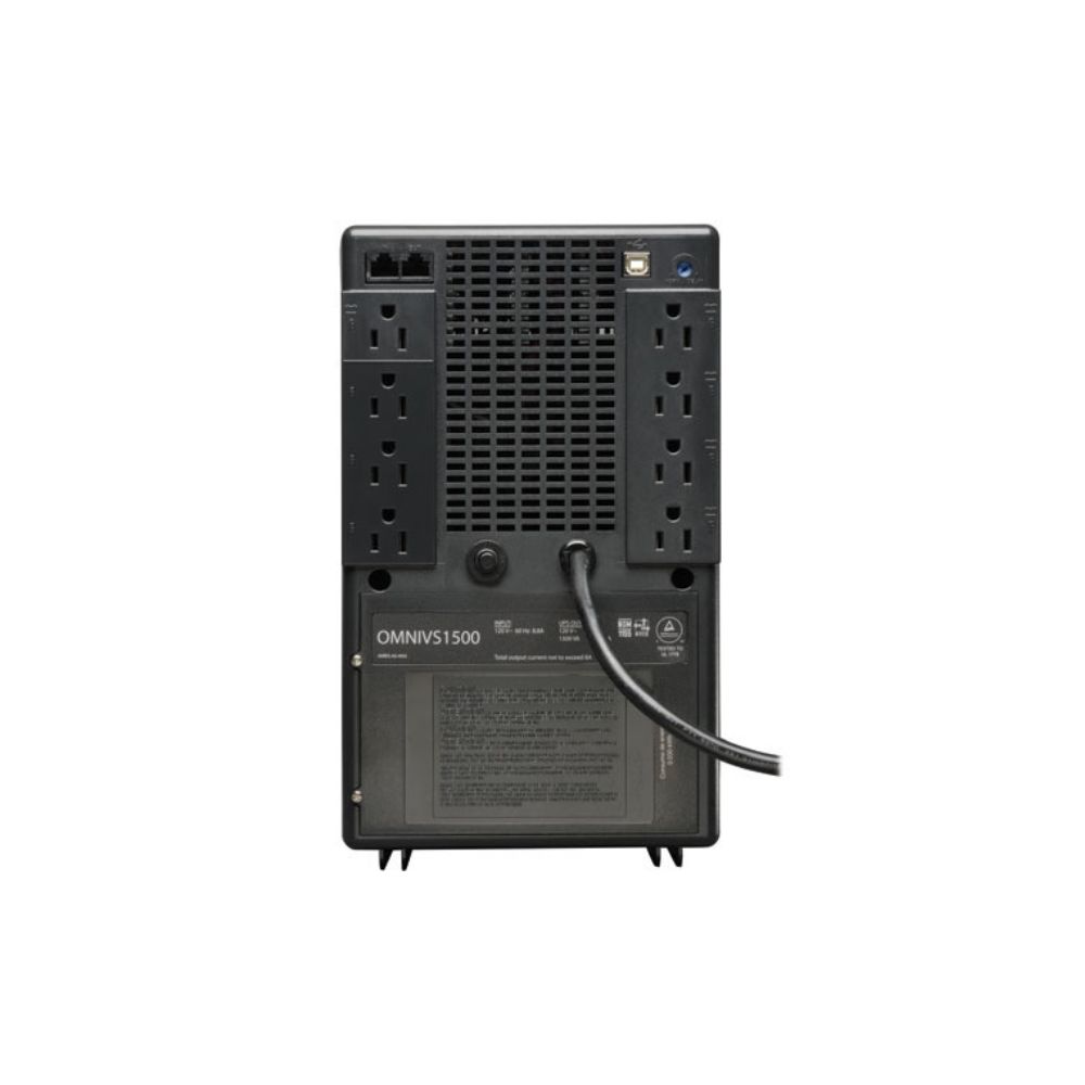 NOBREAK TRIPP-LITE OMNIVS1500, 1500 VA / 940 WATTS, 120V - PUERTO USB - 8 CONTACTOS, TORRE - Imagen 2