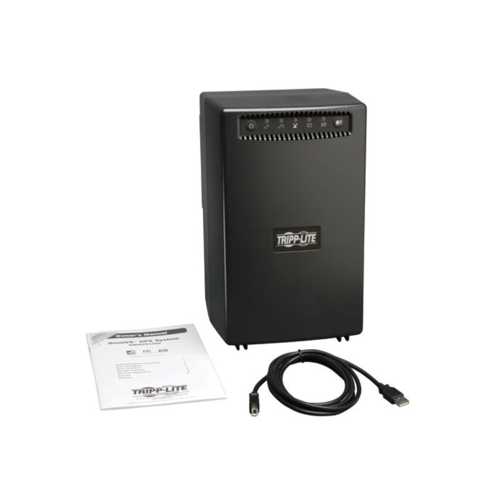 NOBREAK TRIPP-LITE OMNIVS1500, 1500 VA / 940 WATTS, 120V - PUERTO USB - 8 CONTACTOS, TORRE - Imagen 3