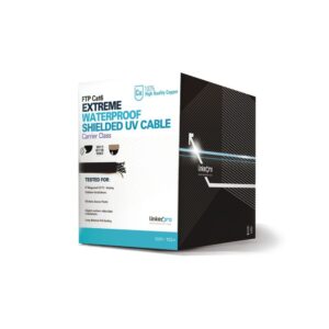 Bobina Cable Cat6+ FTP Blindado Exterior 23 AWG 152.5 Metros para Videovigilancia y Redes