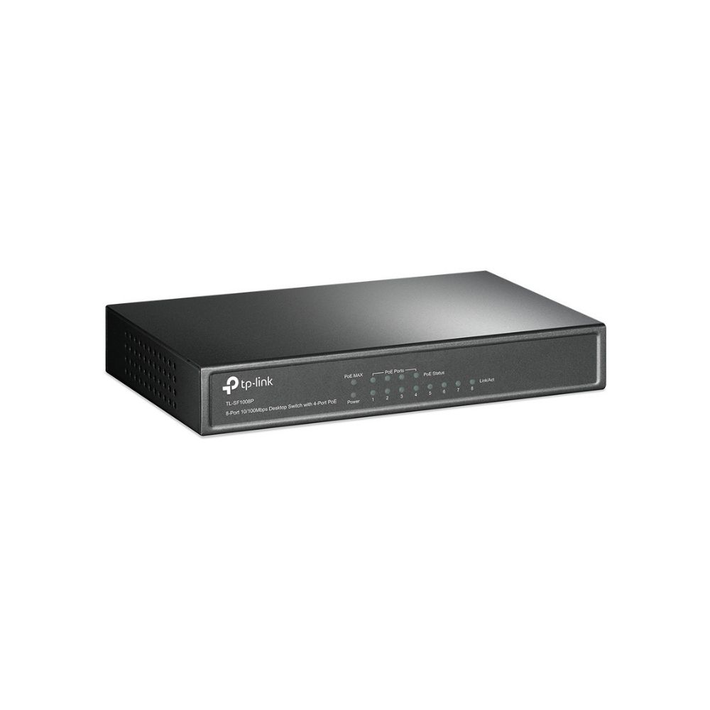 Switch PoE TP-Link TL-SF1008P No Administrable 8 Puertos Fast Ethernet 4 PoE 66W Modo Extendido 250m - Imagen 3