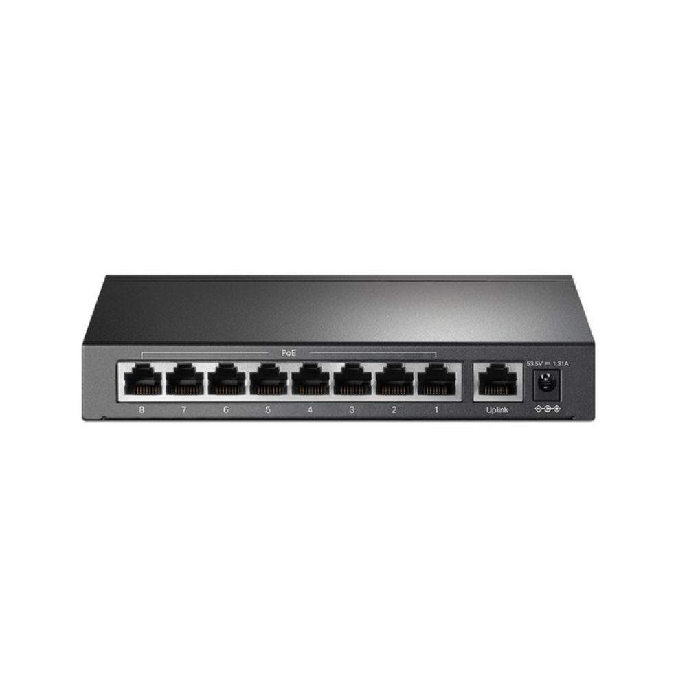 Switch PoE TP-Link TL-SF1009P No Administrable 9 Puertos Fast Ethernet 8 PoE 65W Modo Extendido 250m - Imagen 3