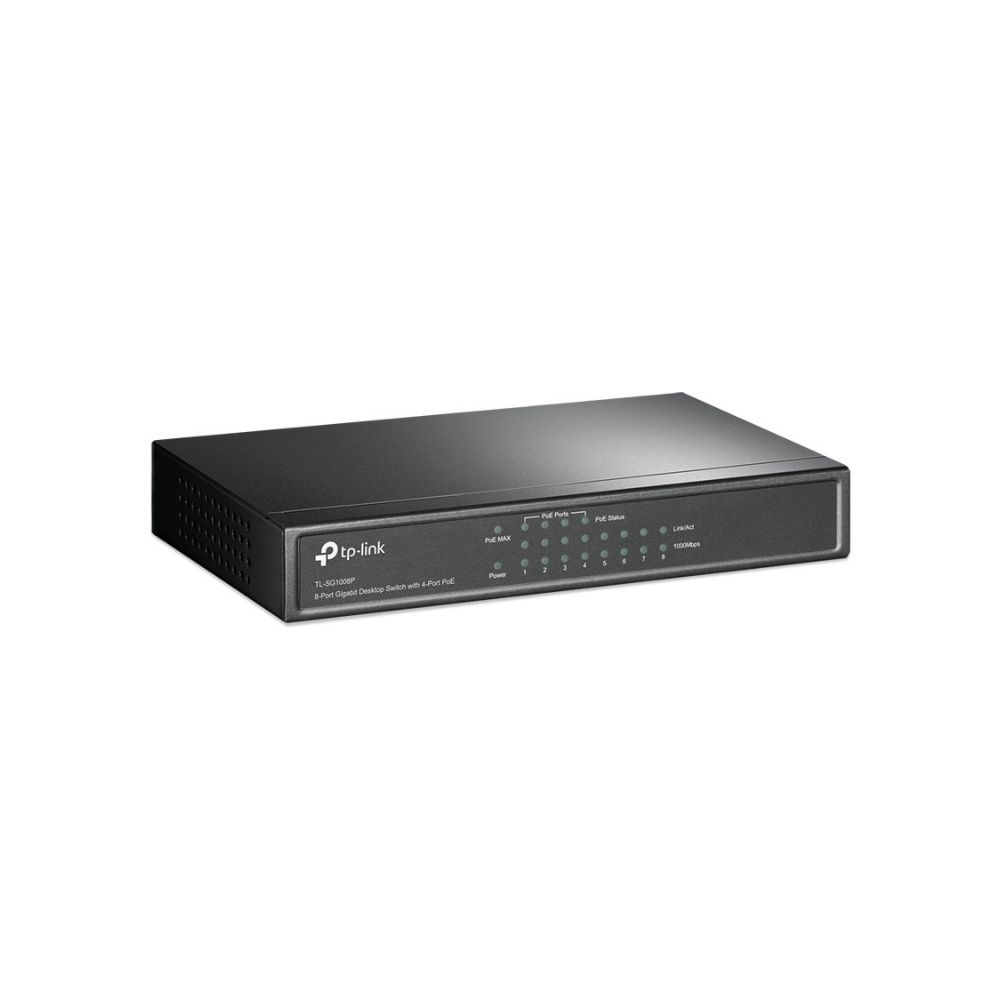 Switch TP-Link TL-SG1008P Gigabit PoE+ No Administrable 8 Puertos 4 PoE de Escritorio - Imagen 2