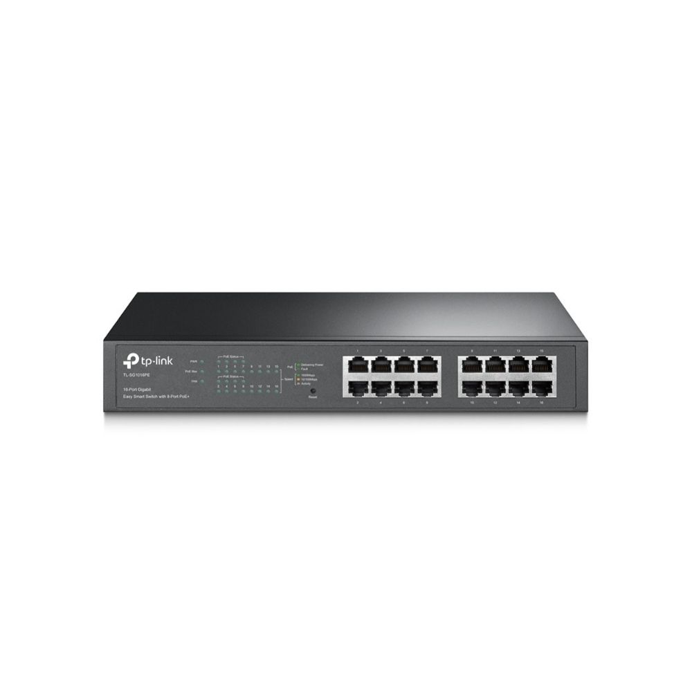 Switch TP-Link TL-SG1016PE Easy Smart 16 Puertos Gigabit con 8 Puertos PoE+