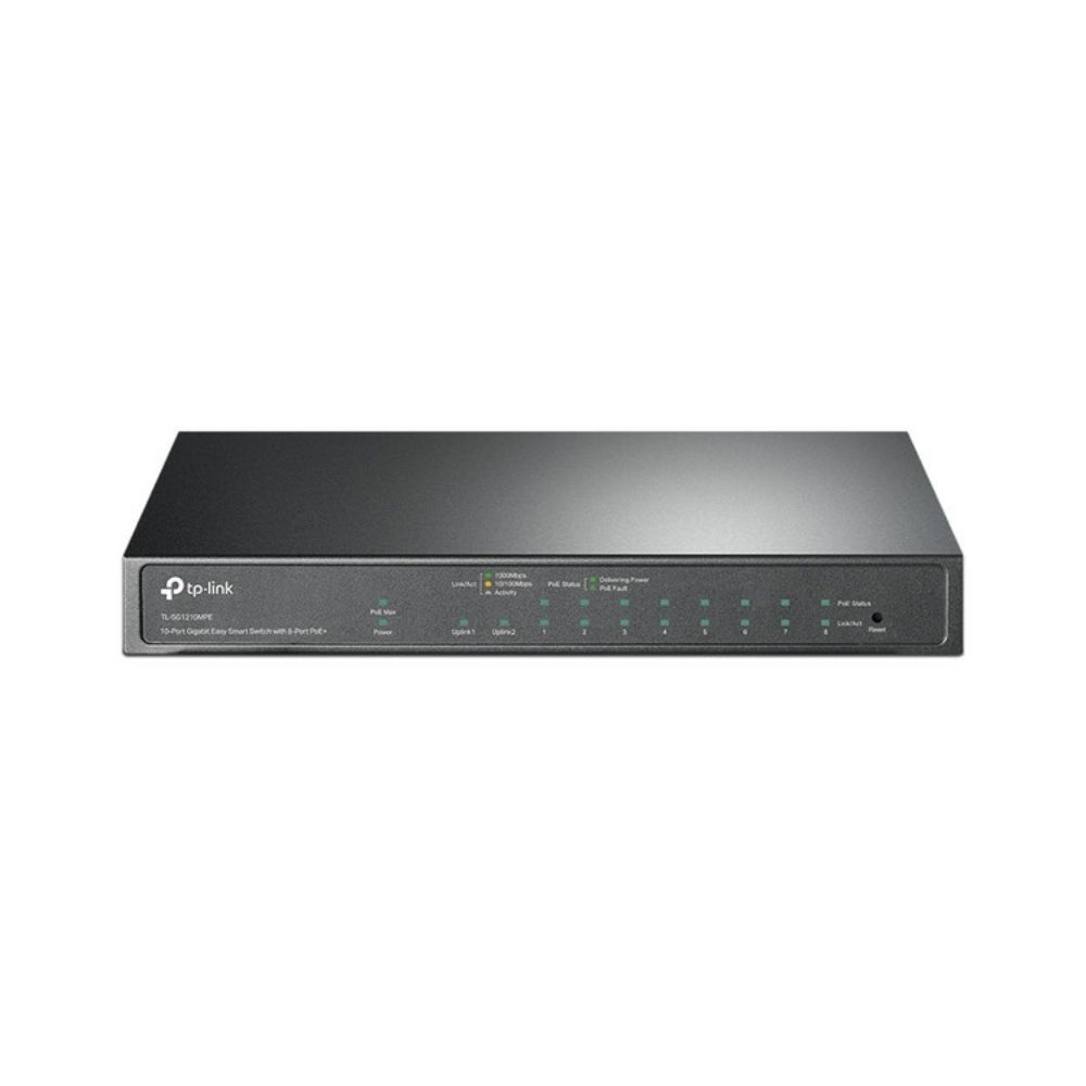 Switch TP-Link TL-SG1210MPE Easy Smart 10 Puertos con 8 Puertos PoE+