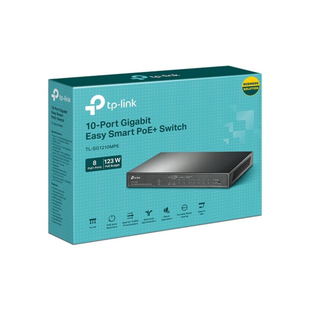 Switch TP-Link TL-SG1210MPE Easy Smart 10 Puertos con 8 Puertos PoE+ - Imagen 4